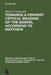 Towards a Feminist Critical Reading of the Gospel according to Matthew by Elaine M. Wainwright