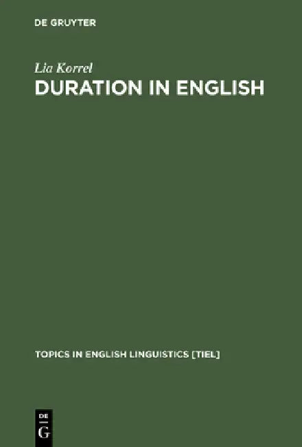 Duration in English by Lia Korrel