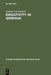 Ergativity in German by Gunther Grewendorf