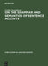 On the Grammar and Semantics of Sentence Accents by Carlos Gussenhoven