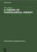 A Theory of Phonological Weight by Larry Hyman