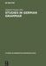 Studies in German Grammar by Jindrich Toman