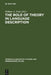 The Role of Theory in Language Description by William a. Foley