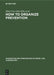 How to Organize Prevention by Hans-Uwe Otto, Gaby Flösser