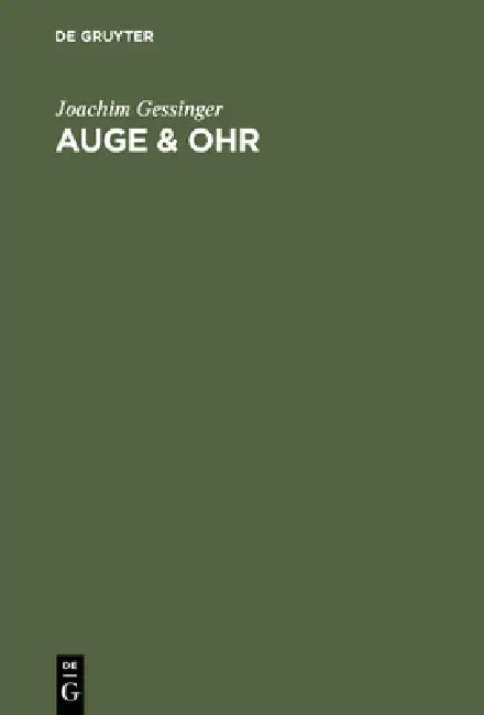Auge & Ohr by Joachim Gessinger