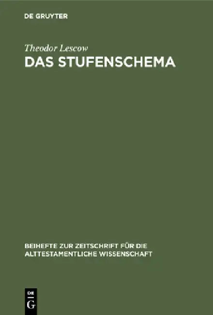 Das Stufenschema by Theodor Lescow