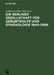 Die Berliner Gesellschaft Für Geburtshilfe Und Gynäkologie 1844-1994 by Andreas D. Ebert, Hans K. Weitzel