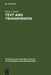 Text and Transmission by Hans J. Tertel