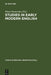 Studies in Early Modern English by Dieter Kastovsky