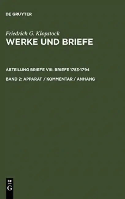 Apparat / Kommentar / Anhang by Helmut Riege
