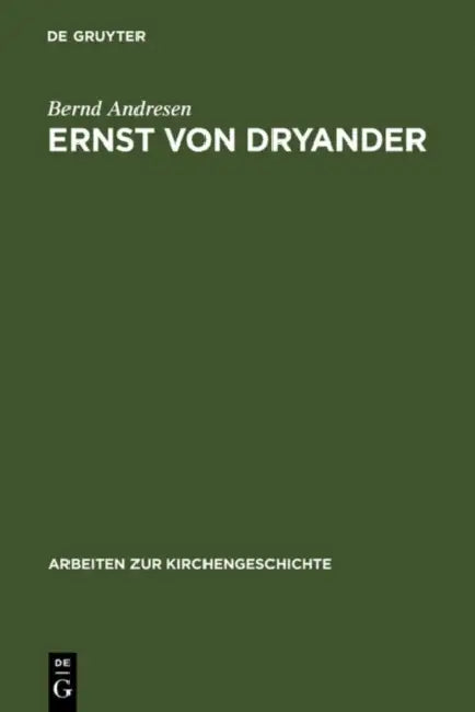 Ernst von Dryander by Bernd Andresen