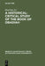 A Historical-Critical Study of the Book of Obadiah by Ehud Ben Zvi