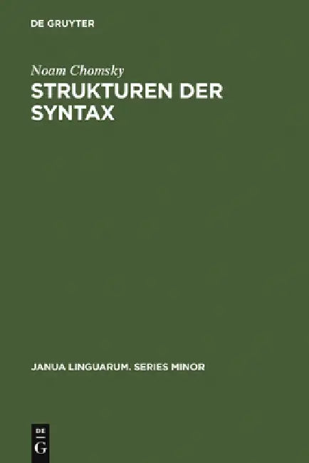 Strukturen der Syntax by Noam Chomsky, Klaus P. Lange