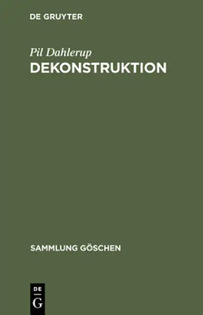 Dekonstruktion by Pil Dahlerup
