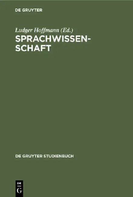 Sprachwissenschaft: Ein Reader by Ludger Hoffmann