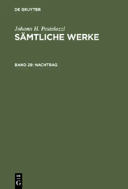 Nachtrag by Kurt Werder, Heinz Gallmann, Stefan Graber