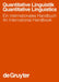 Quantitative Linguistik / Quantitative Linguistics: Ein Internationales by Reinhard (EDT)/ Altmann, Gabriel (EDT)/ Piotrowski, Rajmund G. (EDT) Kohler
