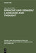 Sprache Und Denken / Language and Thought by Alex Burri