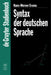 Syntax der Deutschen Sprache by Hans-Werner Eroms