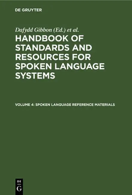Spoken Language Reference Materials by No Contributor