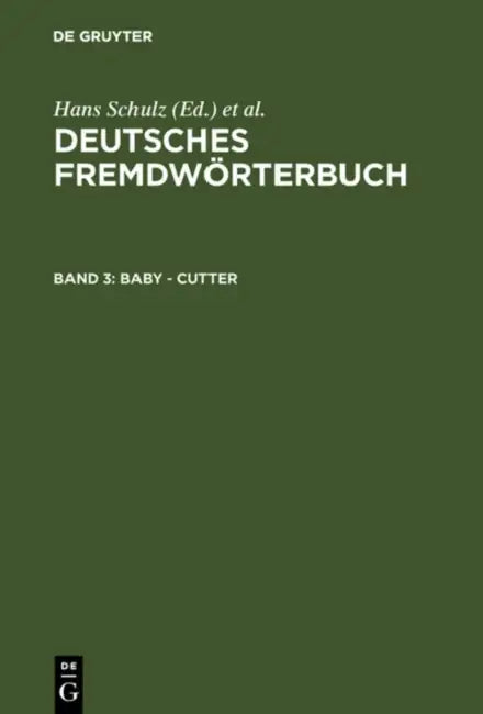 Baby - Cutter by Gerhard Strau, Heidrun Kamper-Jensen, Isolde Nortmeyer
