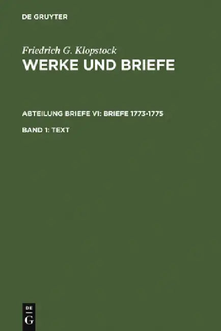 Text by Friedrich G. Klopstock