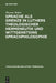 Sprache als Grenze in Luthers theologischer Hermeneutik und Wittgensteins Sprachphilosophie by Thomas Wabel
