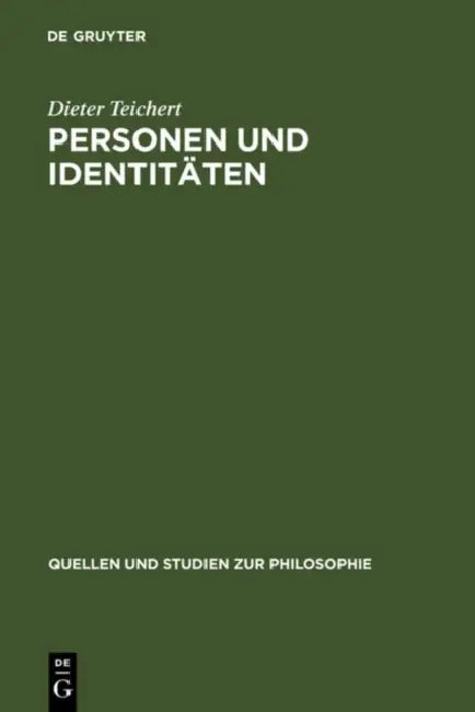 Personen Und Identitäten by Dieter Teichert