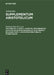 Pars I: Anonymi Londinensis Ex Aristotelis Iatricis Menoniis Et Aliis Medicis Eclogae. Pars II: Aristotelis Res Publica Atheniensium by Hermann Diels, Fridericus G. Kenyon