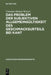 Das Problem der subjektiven Allgemeingültigkeit des Geschmacksurteils bei Kant by Christian Helmut Wenzel