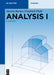 Analysis I by Martin Barner