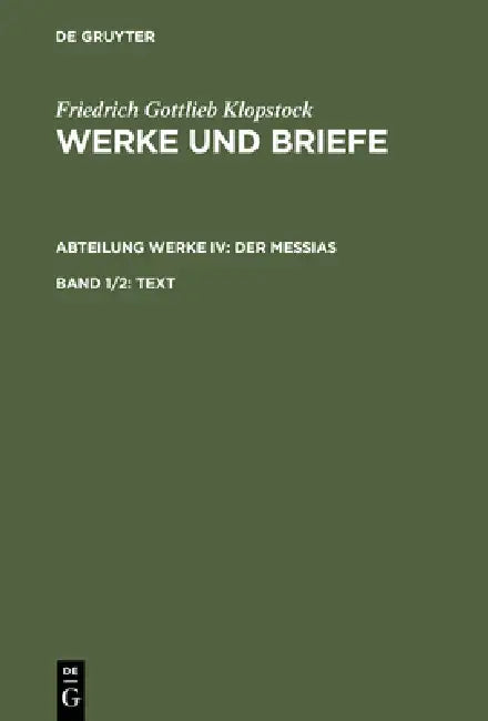 Text by Friedrich Gottlieb Klopstock, Elisabeth Höpker-Herberg