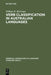 Verb Classification in Australian Languages by William B. McGregor
