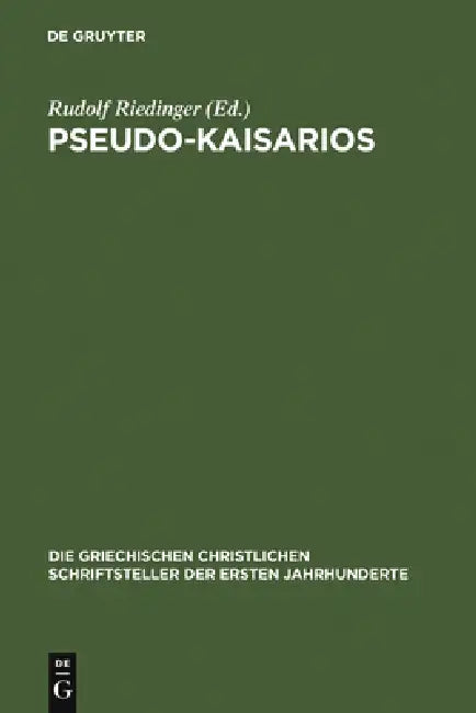 Pseudo-Kaisarios by Rudolf Riedinger