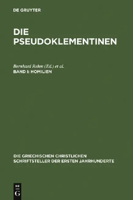 Homilien by Bernhard Rehm, Georg Strecker