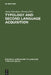 Typology and Second Language Acquisition by Anna Giacalone Ramat