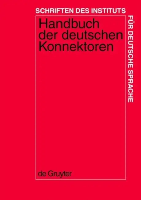 Handbuch der deutschen Konnektoren 1 by Renate Pasch, Ursula Brauße, Eva Breindl