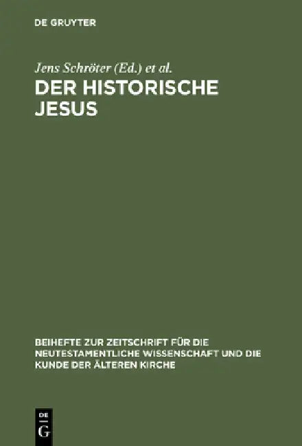 Der historische Jesus by Jens Schröter, Ralph Brucker