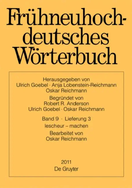 Lescheur - Machen by Ulrich Goebel, Robert R. Anderson
