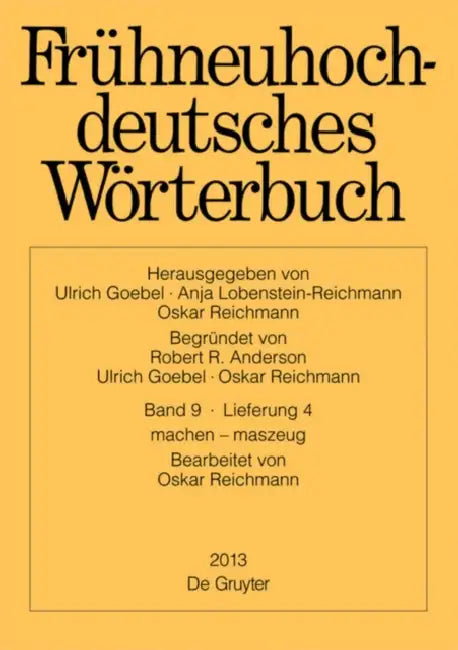 Machen - Maszeug by Oskar Reichmann