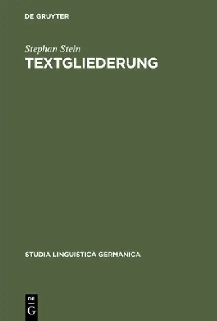 Textgliederung by Stephan Stein