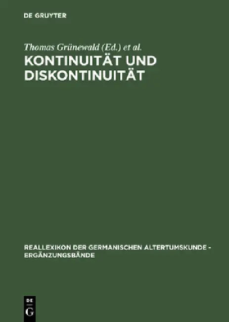Kontinuität und Diskontinuität by Thomas Grünewald, Sandra Seibel