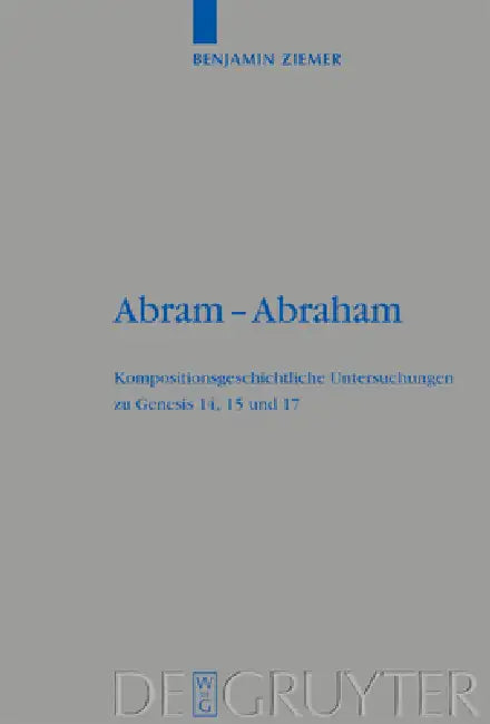 Abram - Abraham by Benjamin Ziemer
