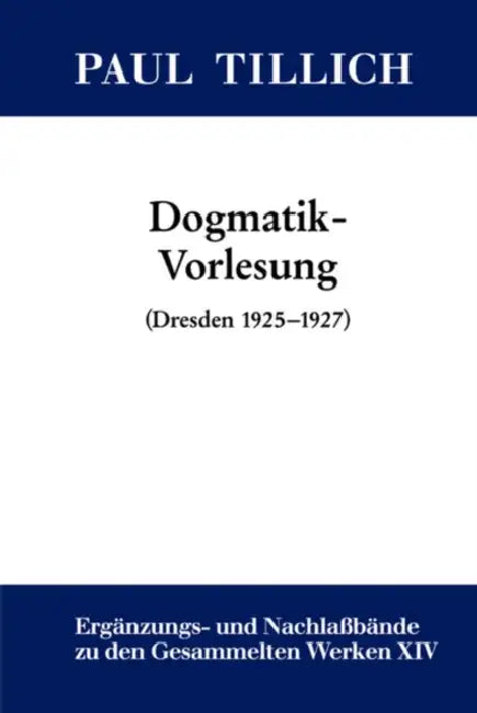 Dogmatik-Vorlesung by Werner Schuler, Erdmann Sturm