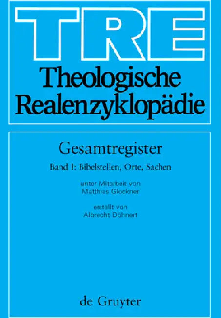 Bibelstellen, Orte und Sachen = Biblical References, Places, and Subjects by Albrecht Döhnert, Matthias Glockner