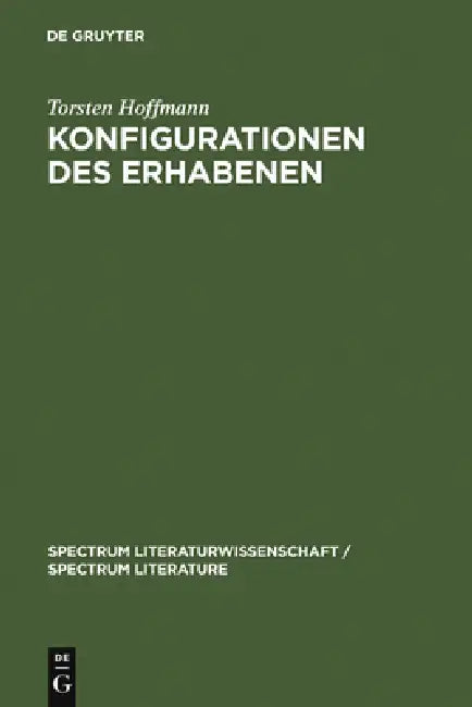 Konfigurationen des Erhabenen by Torsten Hoffmann