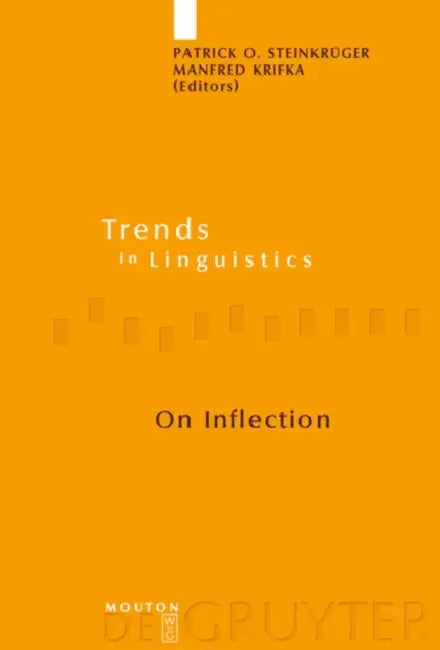 On Inflection by Patrick O. Steinkrüger, Manfred Krifka