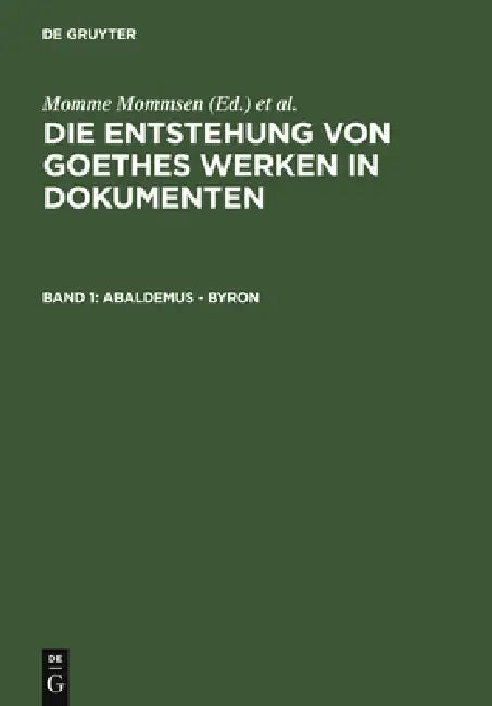 Abaldemus - Byron by Momme Mommsen, Katharina Mommsen