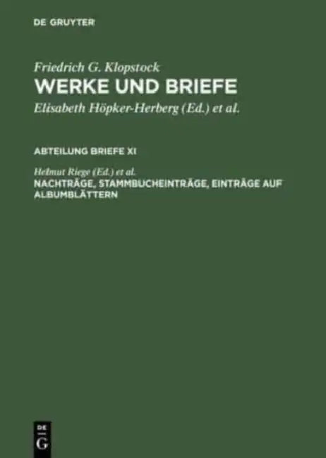 Nachtrage, Stammbucheintrage, Eintrage Auf Albumblattern by Helmut Riege, Rainer Schmidt