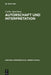 Autorschaft und Interpretation by Carlos Spoerhase